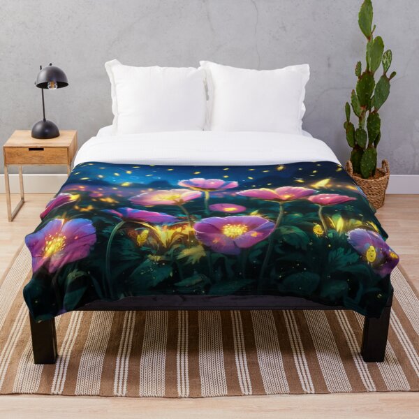 Item preview, Fireflies around Flowers designed and sold by MPJeffers.