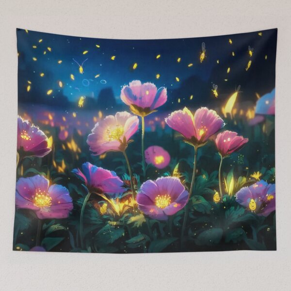 Item preview, Fireflies around Flowers designed and sold by MPJeffers.