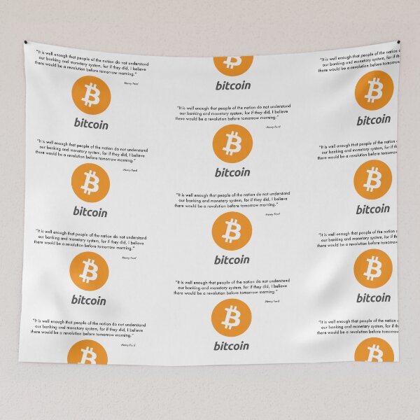 Item preview, Bitcoin Quote Henry Ford  designed and sold by joshuanaaa.