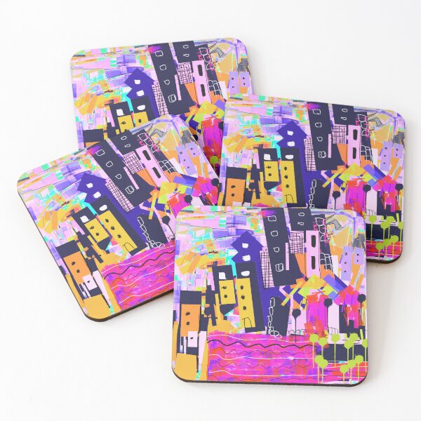 Item preview, Children Town, Abstract Art for Kids designed and sold by Constanta Paraschivescu.