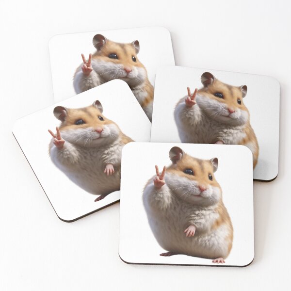 Item preview, peace hamster meme designed and sold by piscininha.