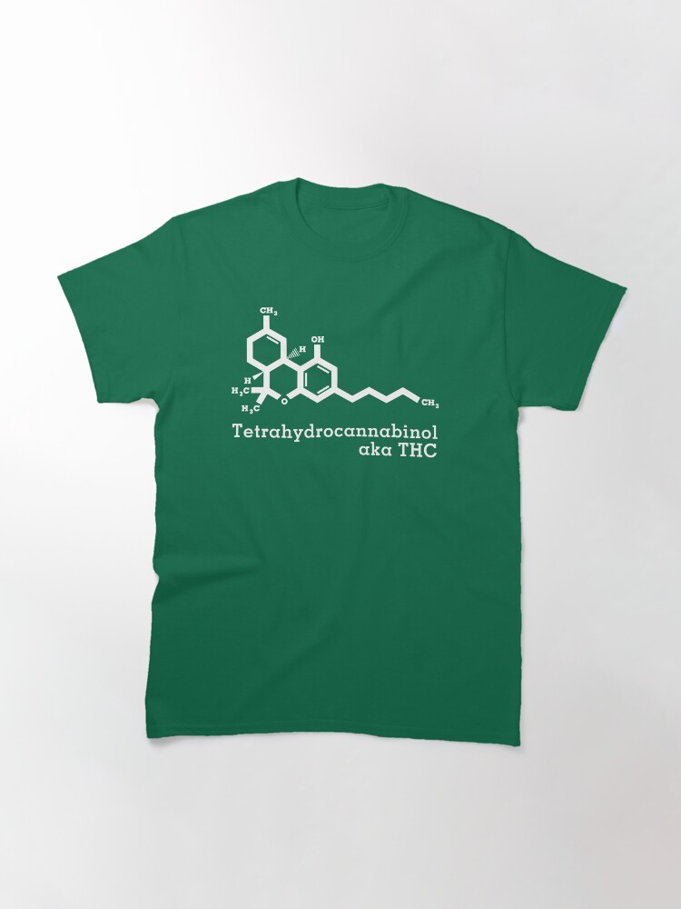 Alternate view of Tetrahydrocannabinol aka THC Classic T-Shirt