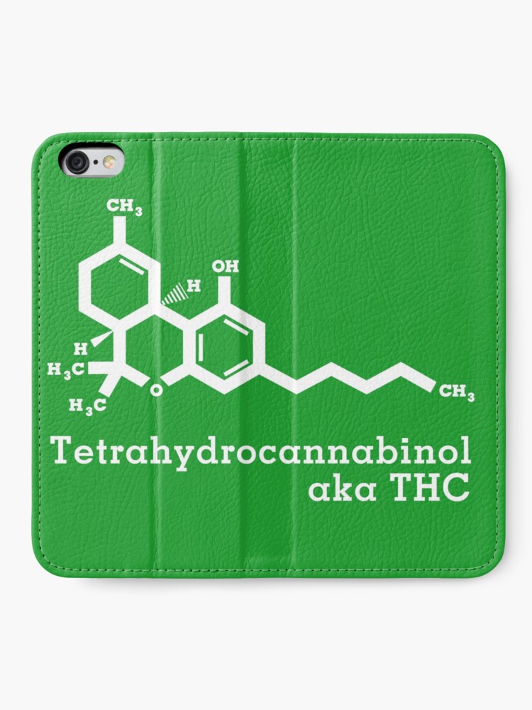 Alternate view of Tetrahydrocannabinol aka THC iPhone Wallet
