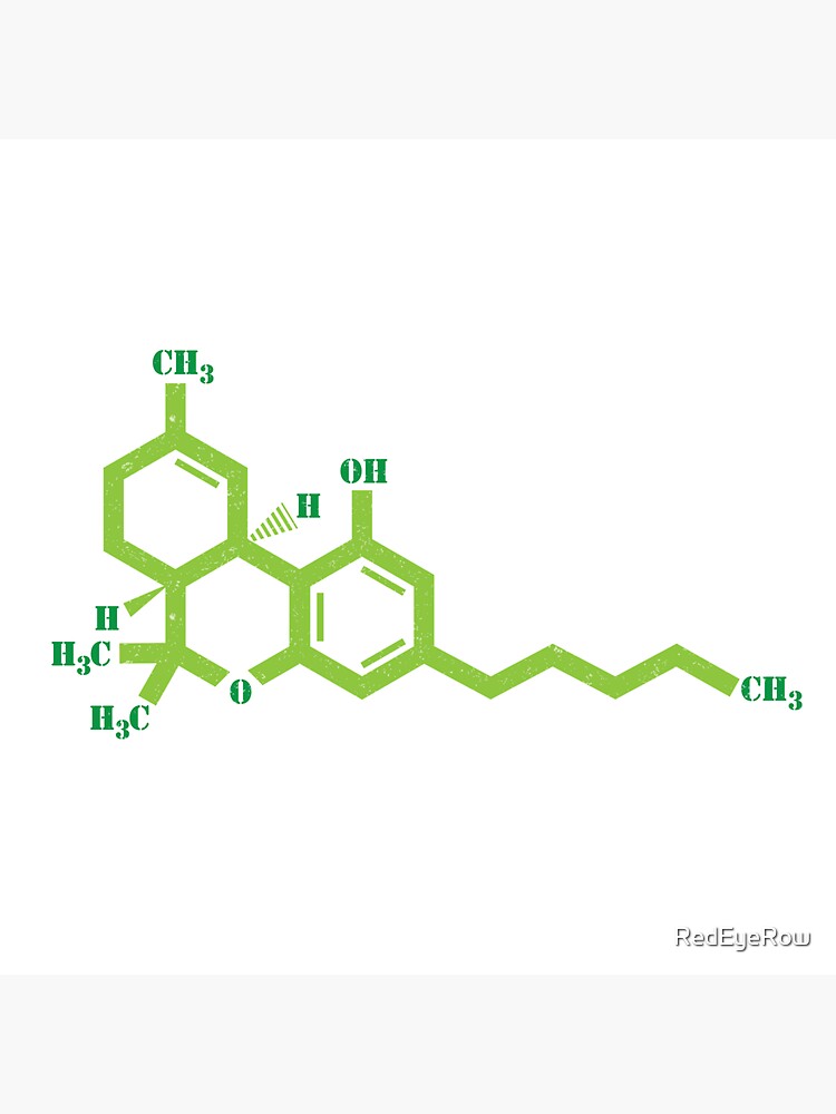 Tetrahydrocannabinol aka THC by RedEyeRow