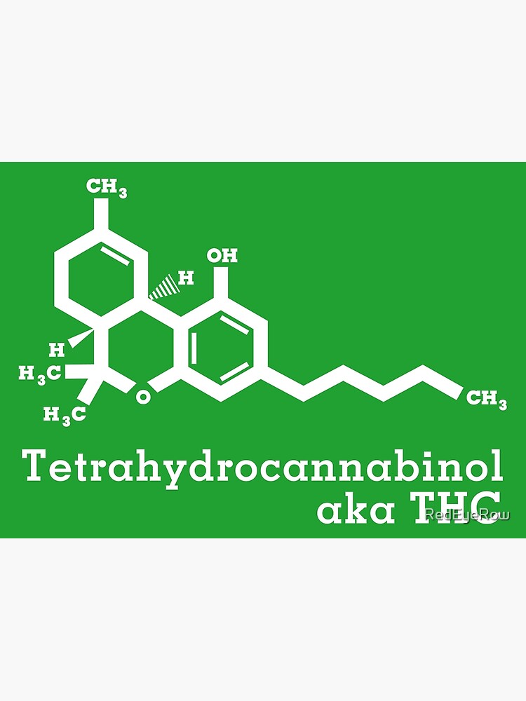 Tetrahydrocannabinol aka THC by RedEyeRow