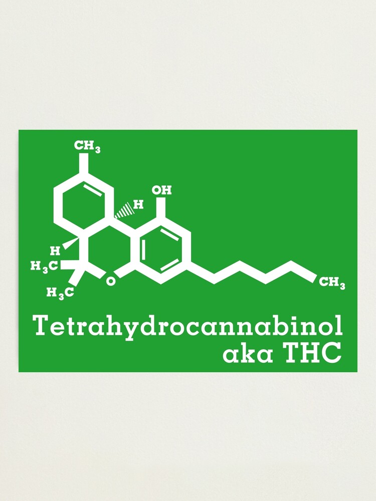 Alternate view of Tetrahydrocannabinol aka THC Photographic Print