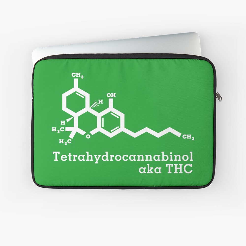 Tetrahydrocannabinol aka THC Laptop Sleeve