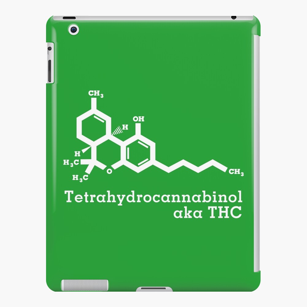 Tetrahydrocannabinol aka THC iPad Case & Skin