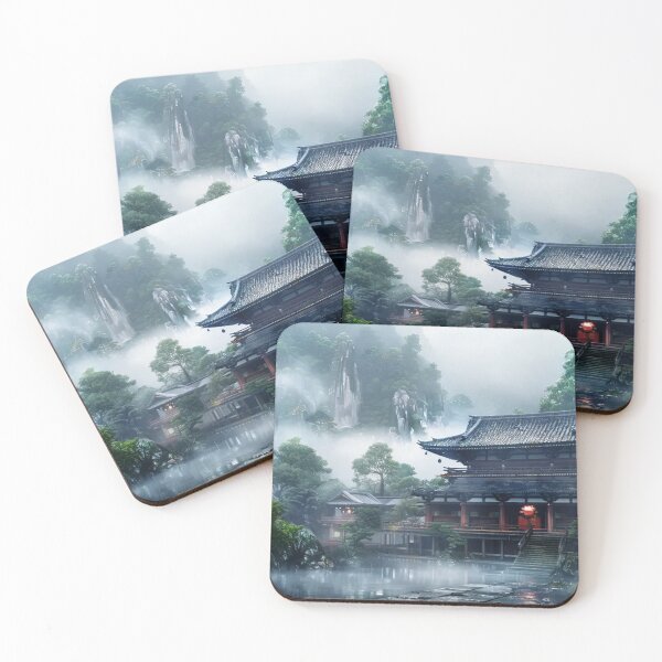 Item preview, Dojo japonés en Foggy Mountain designed and sold by MPJeffers.