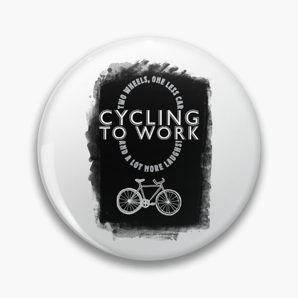 Item preview, Cycling to work - Two wheels, one less car and a lot more laughs! designed and sold by PhotoGros-4U.