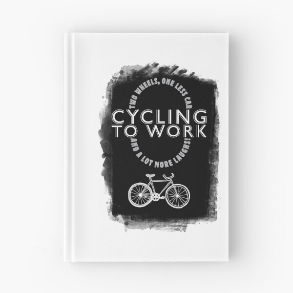 Item preview, Cycling to work - Two wheels, one less car and a lot more laughs! designed and sold by PhotoGros-4U.