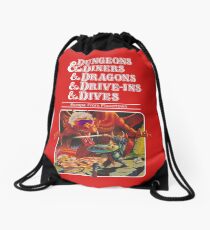 Mochila de cuerdas Dungeons & Diners & Dragons & Drive-Ins & Dives: Imagen ligeramente más grande