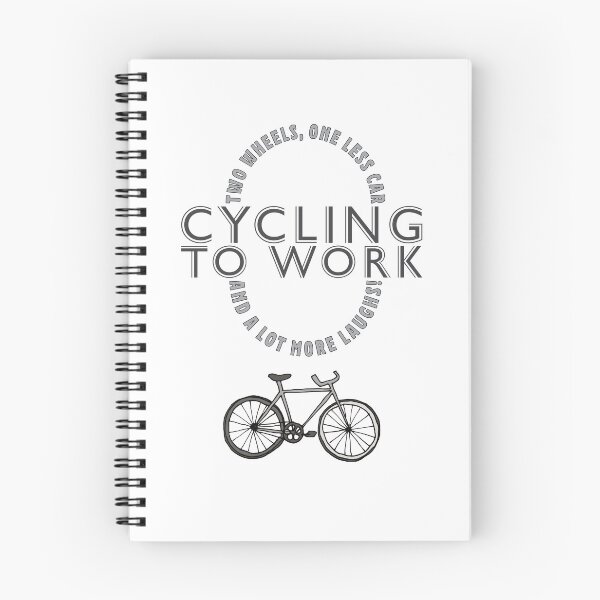 Item preview, Cycling to work - Two wheels, one less car and a lot more laughs! designed and sold by PhotoGros-4U.