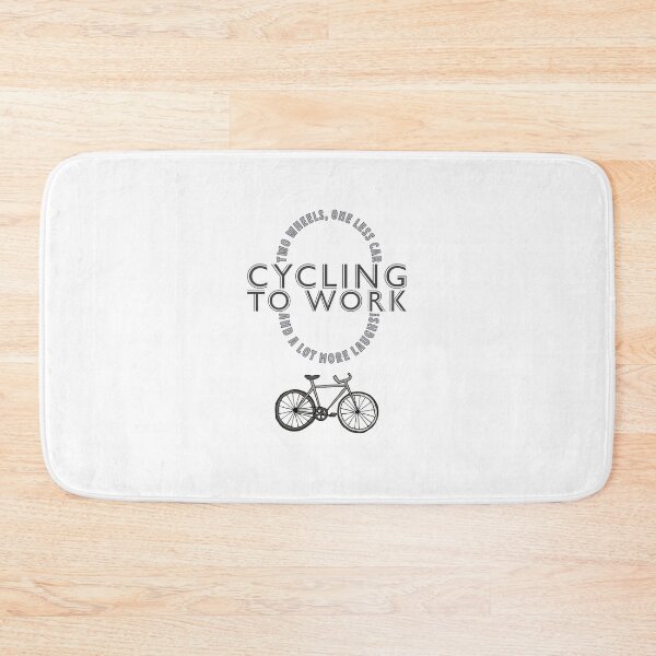 Item preview, Cycling to work - Two wheels, one less car and a lot more laughs! designed and sold by PhotoGros-4U.