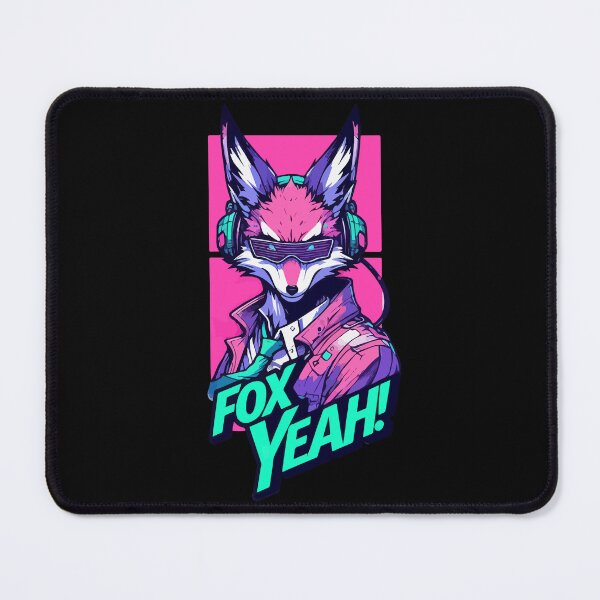 Item preview, Fox Yeah! Cyberpunk Art designed and sold by TomFrontierArt.