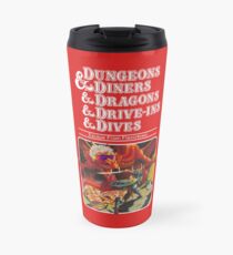 Dungeons & Diners & Dragons & Drive-Ins & Dives: Slightly Larger Image Travel Mug