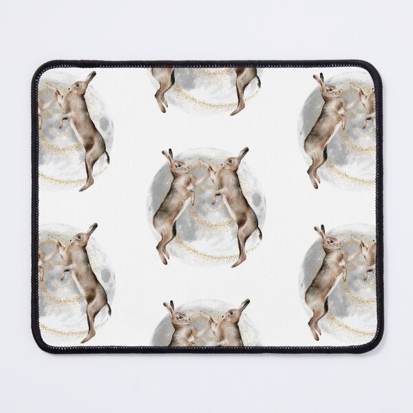 Item preview, Mystical Pagan Hares and the Full Moon designed and sold by WildWoodlandWitch.