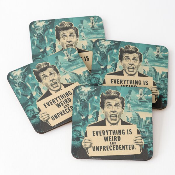Item preview, Everything is weird and unprecedented 4 designed and sold by PandaFrogArt.