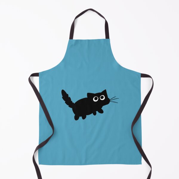 Item preview, Goofy black cat drawing designed and sold by kitty-kingdom.
