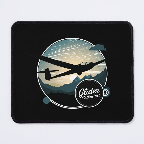 Item preview, Glider Enthusiast Glider Plane Pilot Sailplane aerial floating soaring designed and sold by These_Prints.