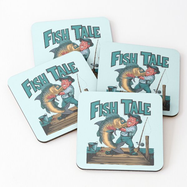 Item preview, Fish Tale - Funny Story designed and sold by MugsAndDuds.