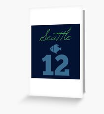Seattle 12 Greeting Card