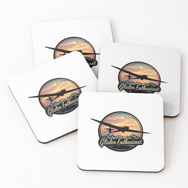 Item preview, Glider Enthusiast Glider Plane Pilot Sailplane Biplane aerial floating soaring designed and sold by These_Prints.