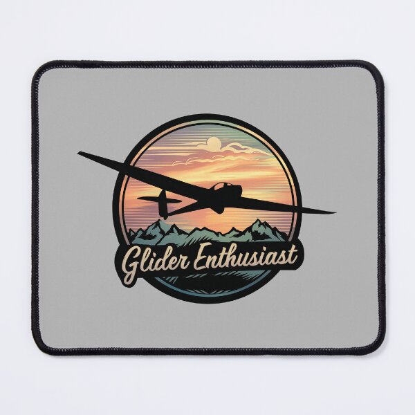 Item preview, Glider Enthusiast Glider Plane Pilot Sailplane Biplane aerial floating soaring designed and sold by These_Prints.
