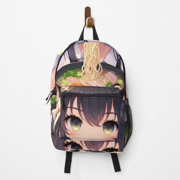 Item preview, Anime girl eating ramen designed and sold by LittleBabyStyle.