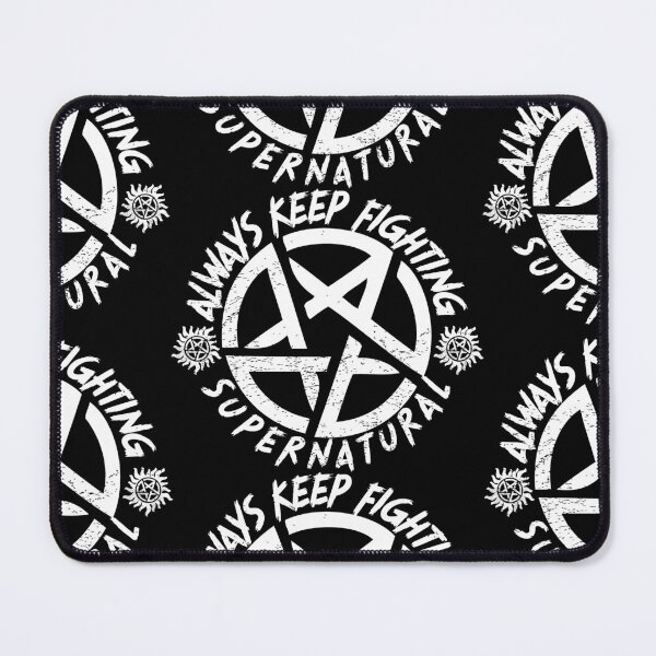 Item preview, ALWAYS Keep Fighting | SPN Protection Sigil White designed and sold by SALENTOmadness.