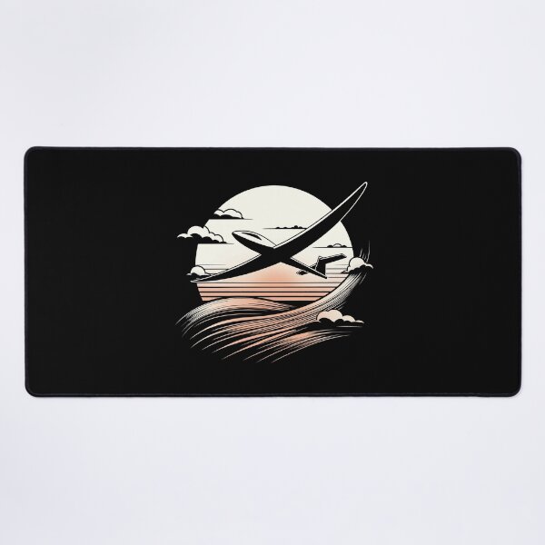Item preview, Glider Plane Pilot Sailplane aerial floating soaring designed and sold by These_Prints.