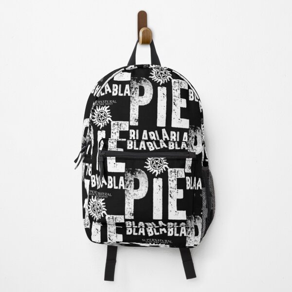 Artikelvorschau, Supernatural „Pie“ und Bla, Bla, Bla | SPN White entworfen und verkauft von SALENTOmadness.