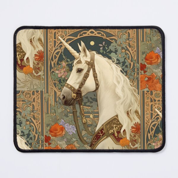 Item preview, Art nouveau Unicorn designed and sold by MendaciousMina.