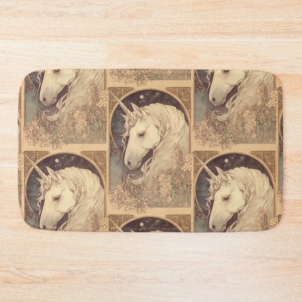 Item preview, Art nouveau Unicorn  designed and sold by MendaciousMina.