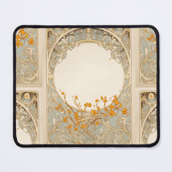 Item preview, Art nouveau Floral label designed and sold by MendaciousMina.