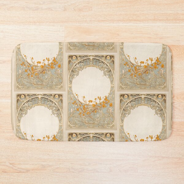 Item preview, Art nouveau Floral label designed and sold by MendaciousMina.
