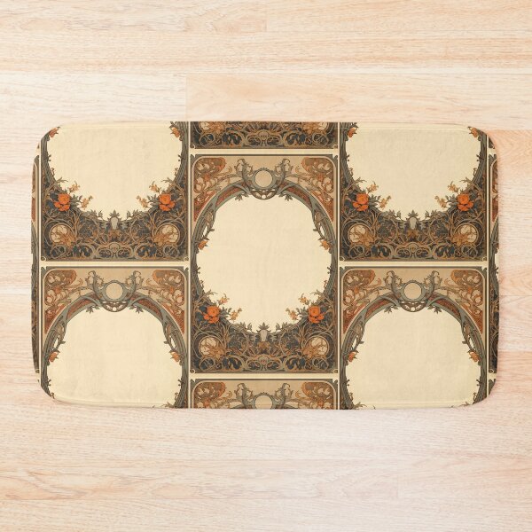 Item preview, Art nouveau Floral label designed and sold by MendaciousMina.