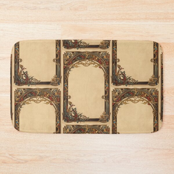 Item preview, Art nouveau Floral label designed and sold by MendaciousMina.