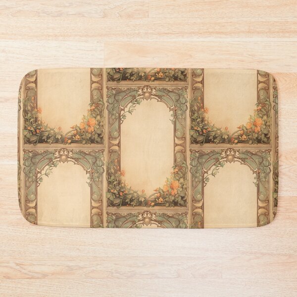Item preview, Art nouveau Floral label designed and sold by MendaciousMina.