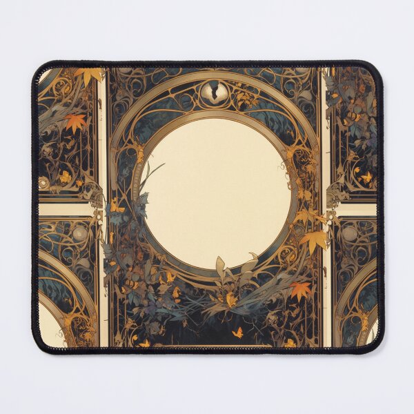 Item preview, Art nouveau Floral label designed and sold by MendaciousMina.