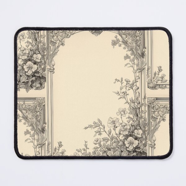 Item preview, Art nouveau Floral label designed and sold by MendaciousMina.