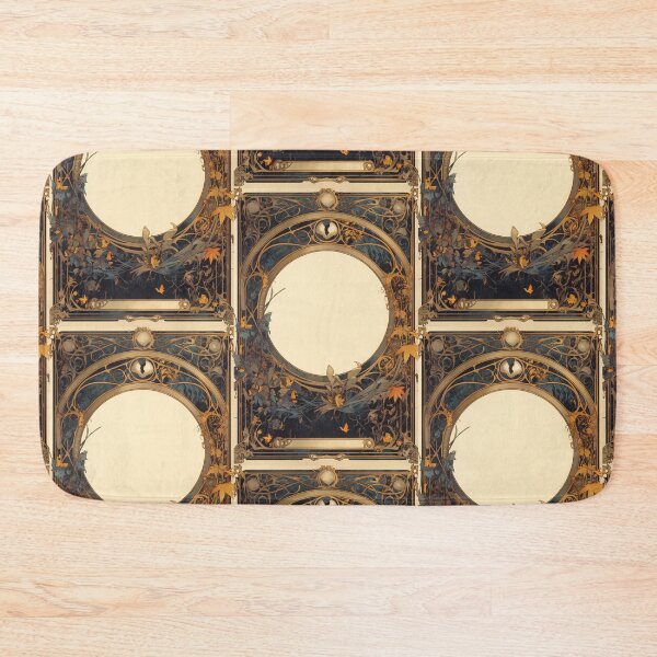 Item preview, Art nouveau Floral label designed and sold by MendaciousMina.