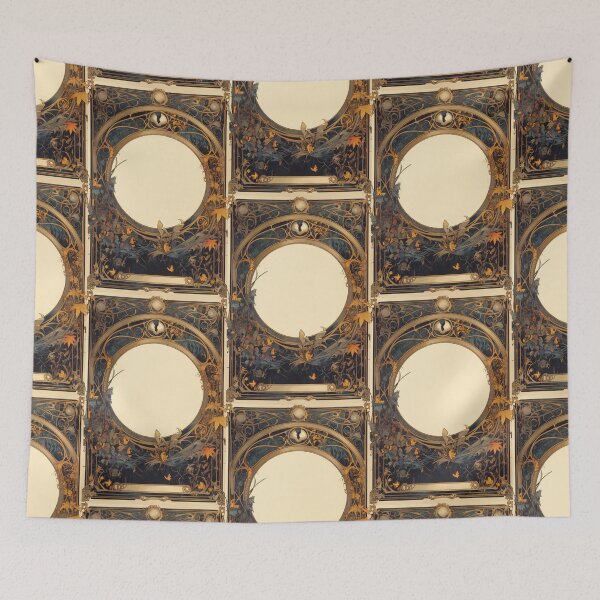 Item preview, Art nouveau Floral label designed and sold by MendaciousMina.