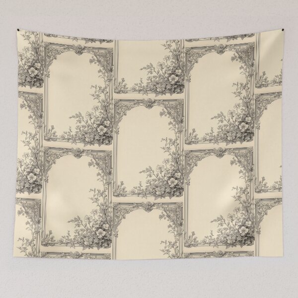 Item preview, Art nouveau Floral label designed and sold by MendaciousMina.
