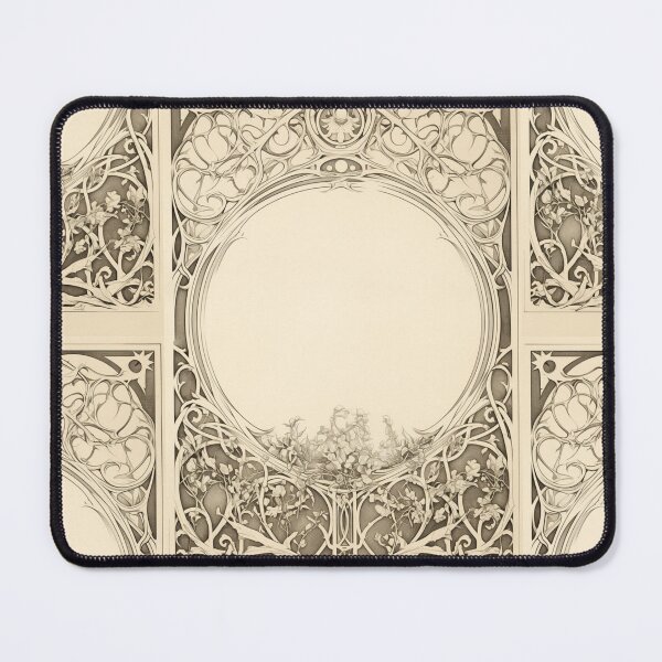 Item preview, Art nouveau Floral label designed and sold by MendaciousMina.