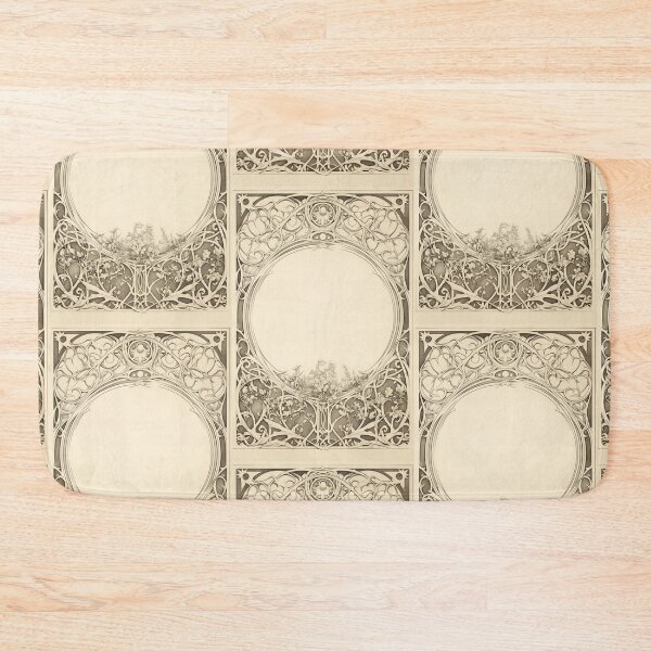 Item preview, Art nouveau Floral label designed and sold by MendaciousMina.