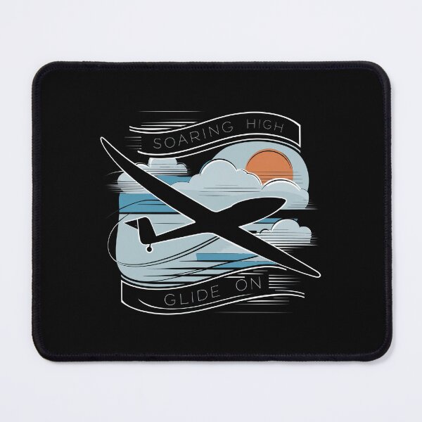 Item preview, Soaring High, Glide On Glider Plane Pilot Sailplane aerial floating soaring designed and sold by These_Prints.