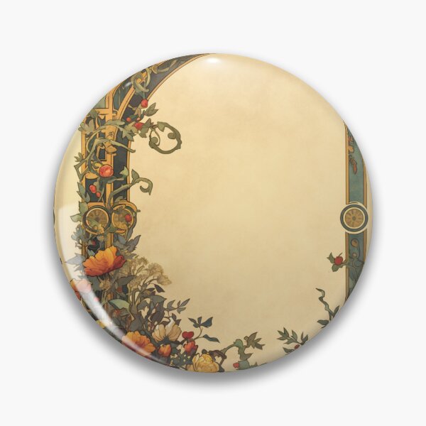 Item preview, Floral Art nouveau  designed and sold by MendaciousMina.