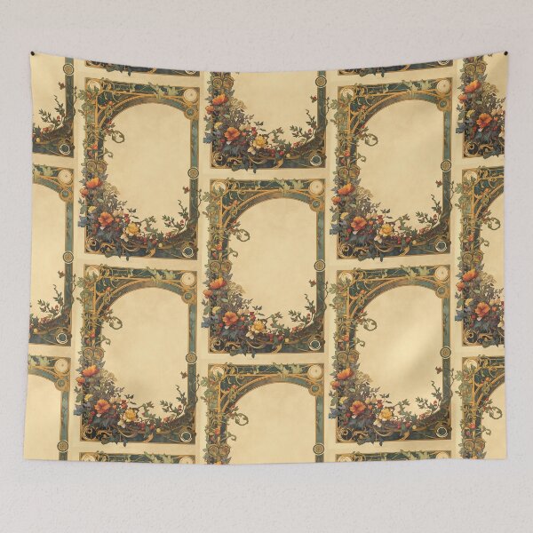 Item preview, Floral Art nouveau  designed and sold by MendaciousMina.
