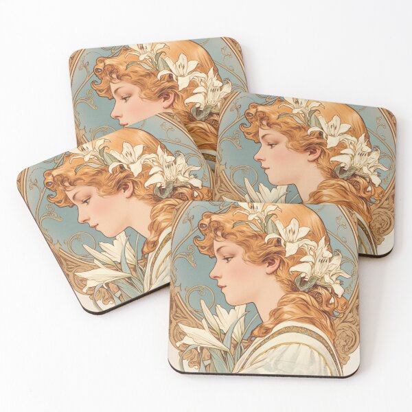 Item preview, Floral Beauty Art nouveau  designed and sold by MendaciousMina.